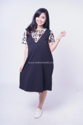 Dress Ibu Hamil Menyusui Casual Lemonskin Modern Vendiana Dress   DRO 946 9  large